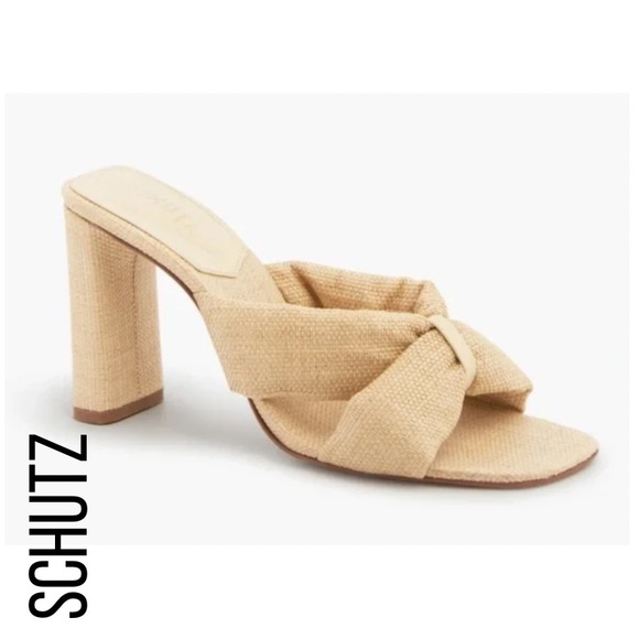 SCHUTZ Women's Fairy Slip On Strappy High Heel Sandals - Picture 1 of 10